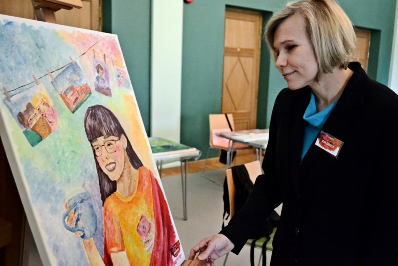 Гимназисты и школьники Эстонии говорили на одном языке красок Гимназисты и школьники Эстонии говорили на одном языке красок