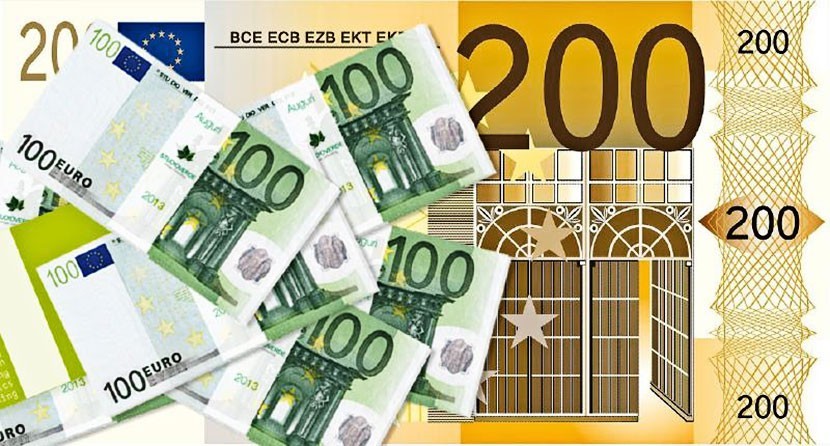 Банк Эстонии выпустит в обращение новые купюры достоинством 100 и 200 евро