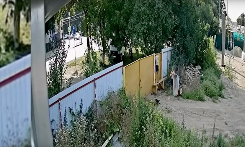 Видео кражи садовой тачки подростками стало хитом в Сети