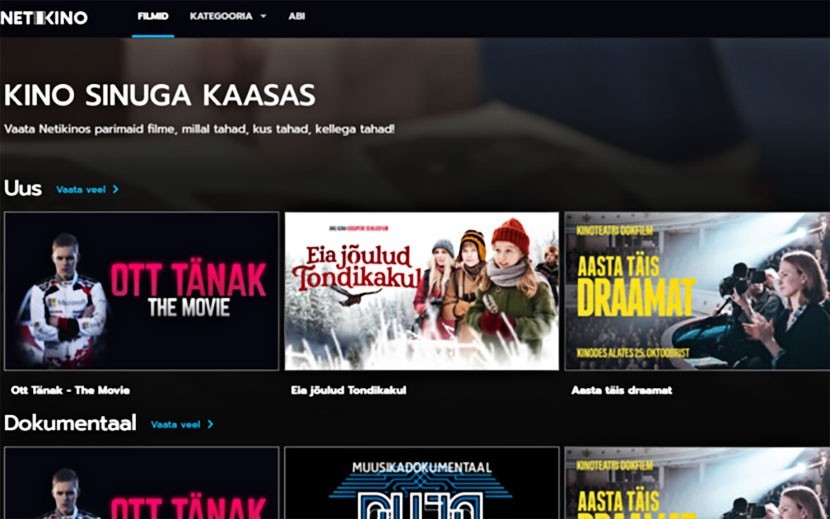 В интернете открылась платформа для просмотра эстонских фильмов