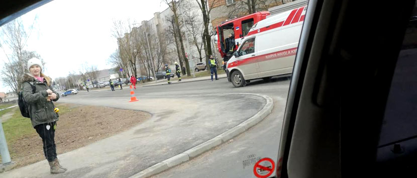 Не бомба! В Нарве перекрыли улицу Раквере из-за сумки с книжками