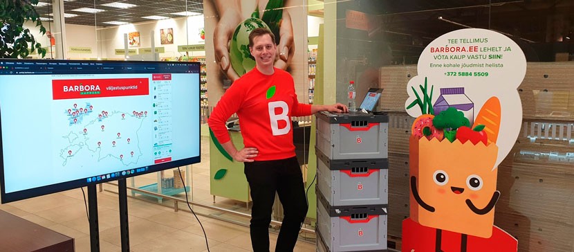 Услуга бесконтактных покупок в Maxima появилась в 8 магазинах Вирумаа, в том числе в Нарве
