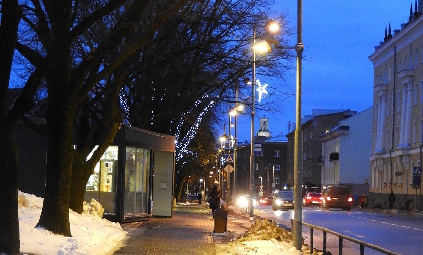 В Нарве реновируют освещение