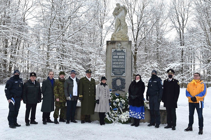В Нарве отметили 101-ю годовщину Тартуского мира
