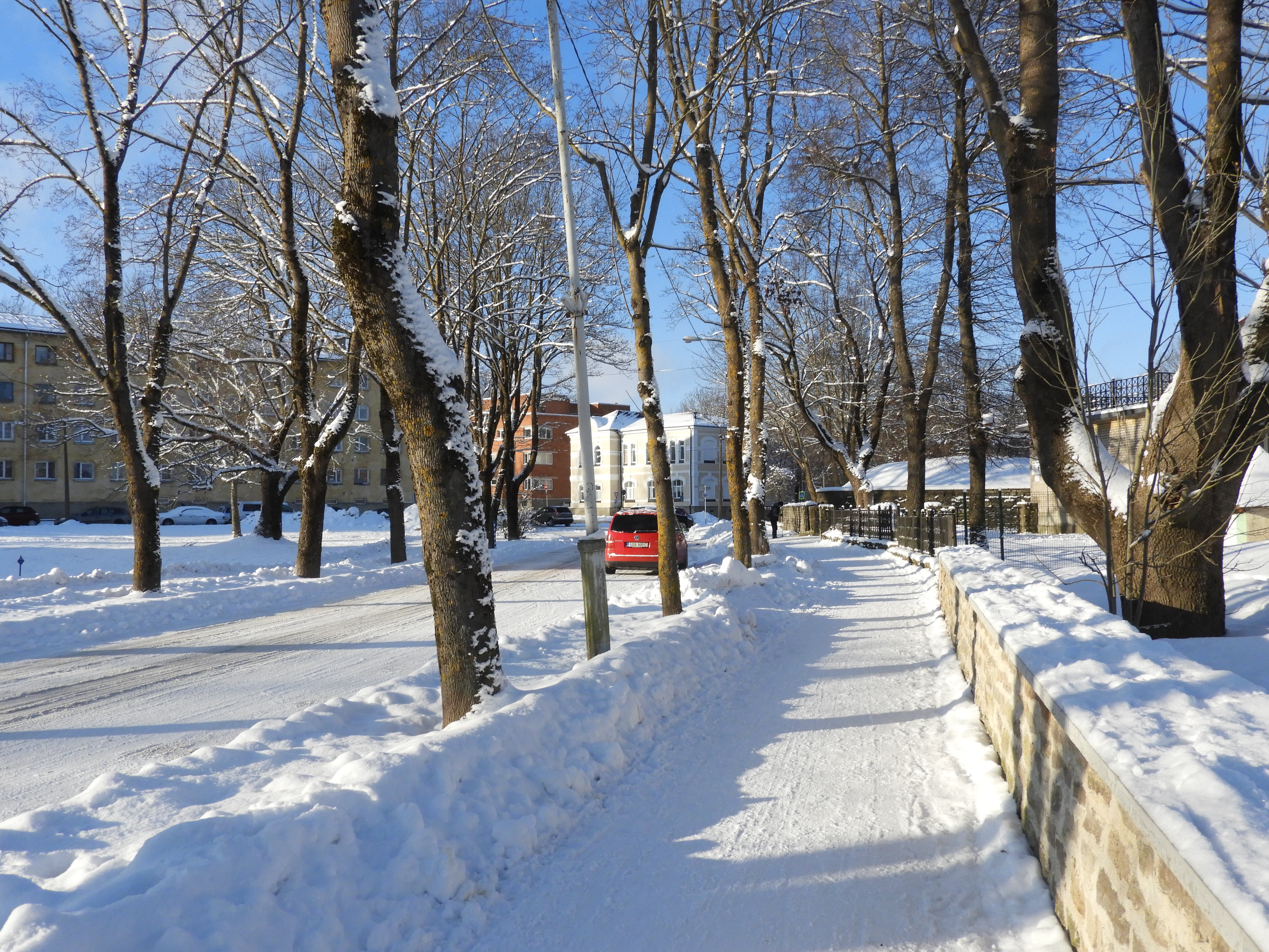 Нарва ставит рекорды по вывозу снега