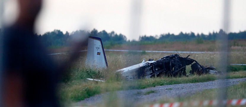 В Швеции разбился самолет. Погибли девять человек