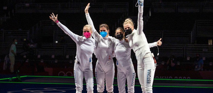 Эстонские фехтовальщицы получили золото на Олимпиаде!
