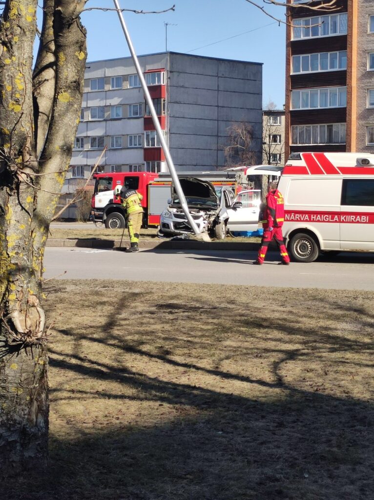 In Narva, as a result of an accident, the driver died