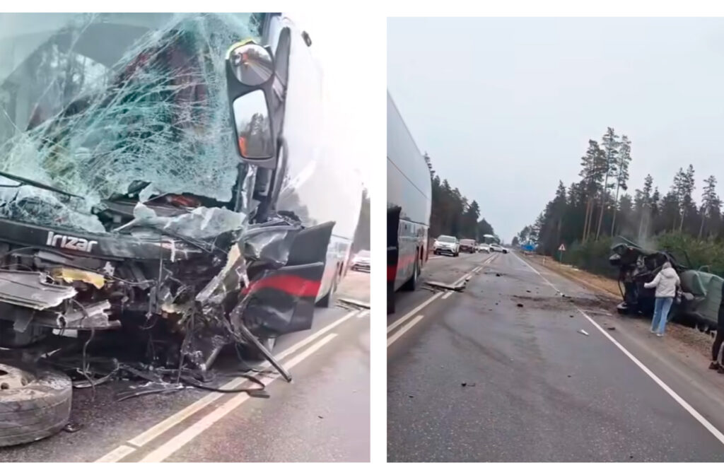 Deadly accident in Ida-Virumaa: the SLI died, 14 people were injured