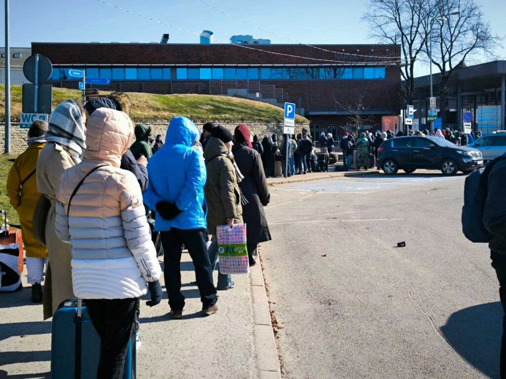 Waiting time at the Narv border post increased again
