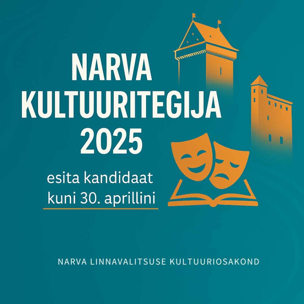 The best cultural figures will be selected in Narva: Applications have begun