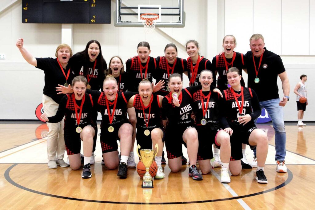 Narva basketball players won the Optibet Naiste Rahvaliiga
