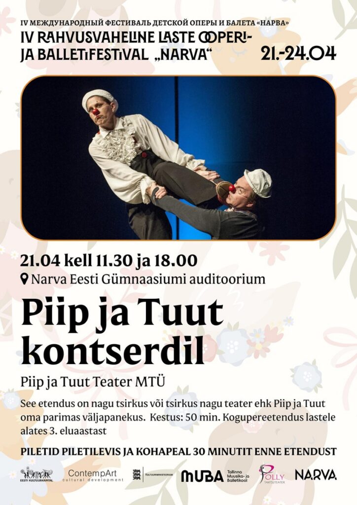 Where to go to Narva this week (April 21-25)?