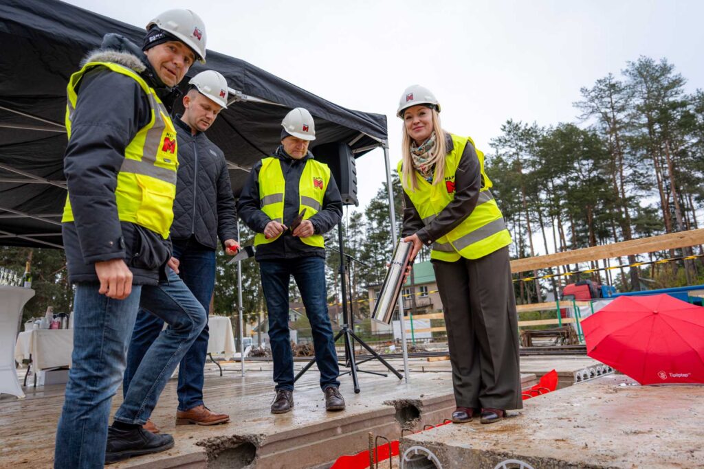 The cornerstone of the new kindergarten was laid in Narva-Yesuu