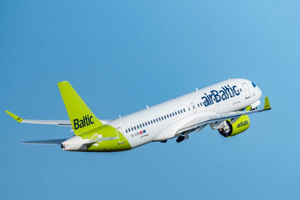 Airbaltic launches new direct flights from Tallinn and Vilnius to a tyrant